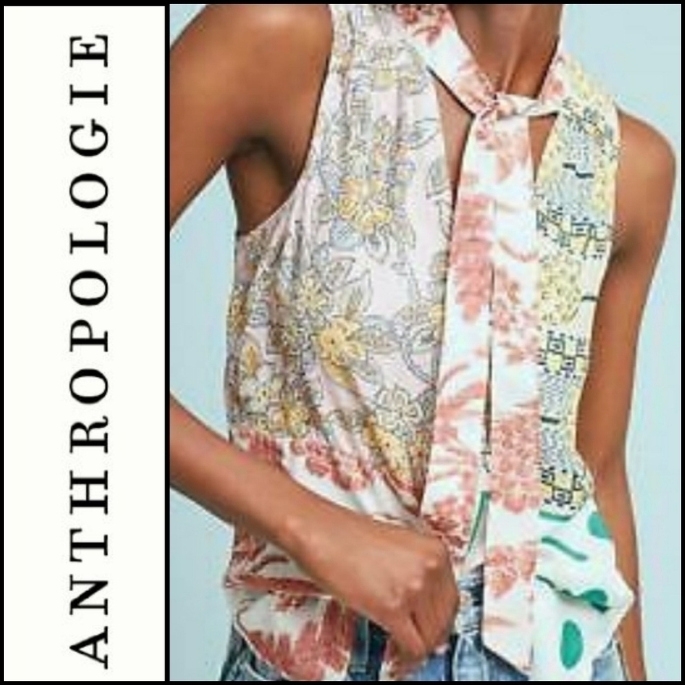 NEW! MOULINETTE SOEURS Anthro Venezia Top XS.